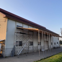 のうランドに新しい屋根がつきました✨